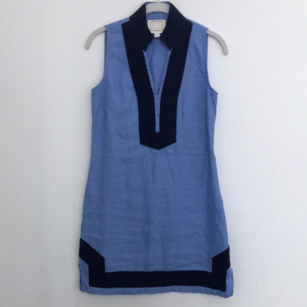 Linen Sail to Sable Tunic Dress - Sz XS